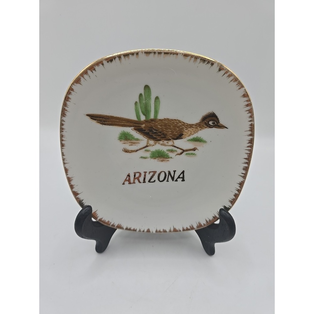 Arizona Vintage Porcelain Collectible Plate 5inch